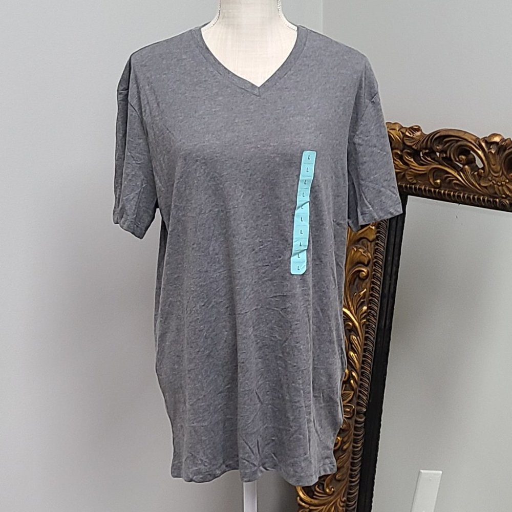 Sinsay Gray T-shirt Men Size L
